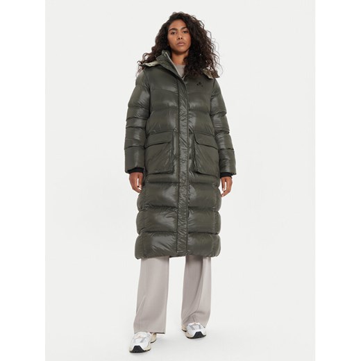 Whistler Kurtka zimowa Lakewood W Long Puffer W243266 Zielony Regular Fit ze sklepu MODIVO w kategorii Kurtki damskie - zdjęcie 182747559