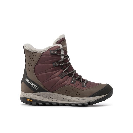 Merrell Śniegowce Antora Sneaker Boot Wp J066930 Bordowy ze sklepu MODIVO w kategorii Śniegowce damskie - zdjęcie 182747568