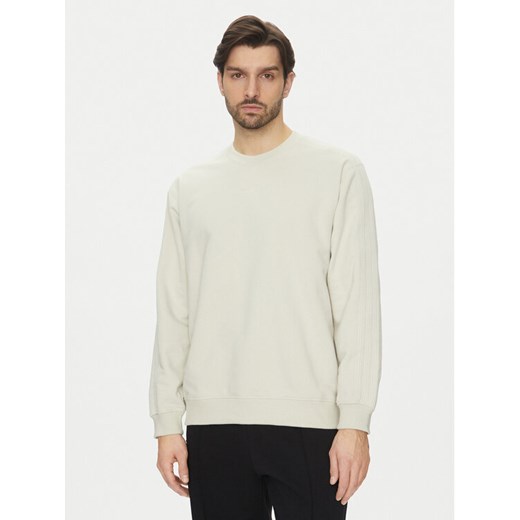 adidas Bluza Premium Essentials JD3304 Beżowy Loose Fit ze sklepu MODIVO w kategorii Bluzy męskie - zdjęcie 182747588
