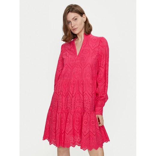 YAS Sukienka letnia Holi 26027162 Różowy Regular Fit ze sklepu MODIVO w kategorii Sukienki - zdjęcie 182747589