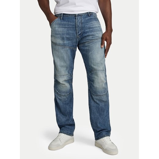 G-Star Raw Jeansy 5620 3D D23699-D544 Niebieski Regular Fit ze sklepu MODIVO w kategorii Jeansy męskie - zdjęcie 182747647