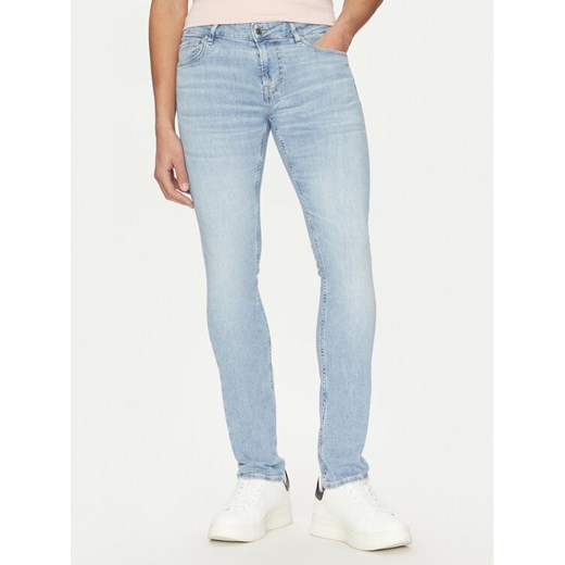 Guess Jeansy M5GAN1 D5MZ3 Niebieski Slim Fit ze sklepu MODIVO w kategorii Jeansy męskie - zdjęcie 182747688