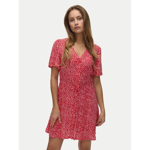 Vero Moda Sukienka letnia Alba 10292845 Czerwony Regular Fit Vero Moda M MODIVO