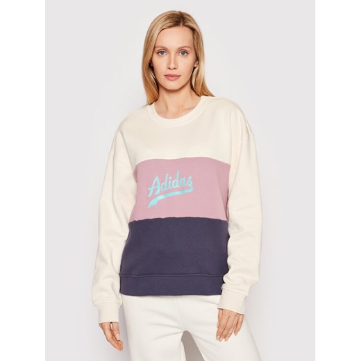 adidas Bluza Modern B-Ball HD9783 Kolorowy Regular Fit ze sklepu MODIVO w kategorii Bluzy damskie - zdjęcie 182747807