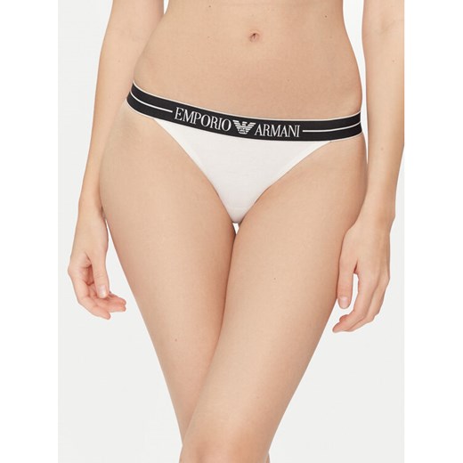 Emporio Armani Underwear Komplet 2 par stringów EW000405 AF10881 M0069 Biały ze sklepu MODIVO w kategorii Majtki damskie - zdjęcie 182747867