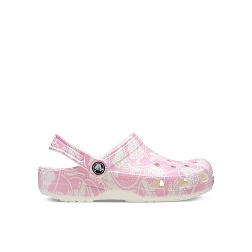Crocs Klapki Classic Duke Print Clog K 210007 Różowy ze sklepu MODIVO w kategorii Klapki dziecięce - zdjęcie 182747929
