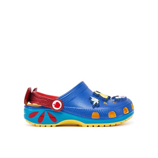 Crocs Klapki Snow White Classic Clog K 209495 Niebieski ze sklepu MODIVO w kategorii Klapki dziecięce - zdjęcie 182747946