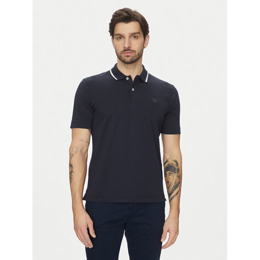Marc O'Polo Polo 522 2034 53034 Granatowy Regular Fit ze sklepu MODIVO w kategorii T-shirty męskie - zdjęcie 182747955