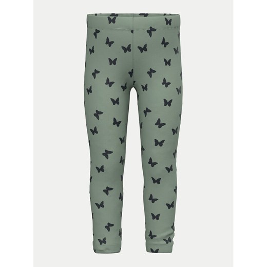 NAME IT Legginsy 13225451 Zielony Slim Fit ze sklepu MODIVO w kategorii Spodnie dziewczęce - zdjęcie 182747958