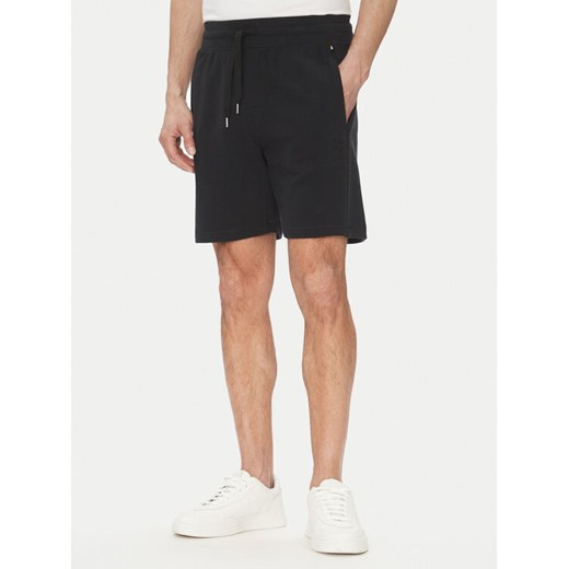 BOSS Szorty sportowe 50540522 Czarny Regular Fit ze sklepu MODIVO w kategorii Spodenki męskie - zdjęcie 182747977