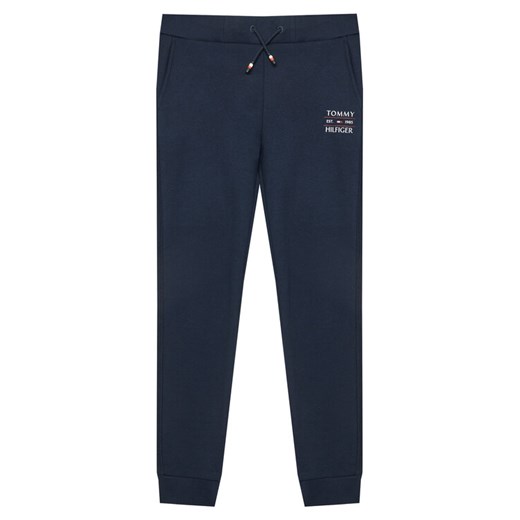 Tommy Hilfiger Spodnie dresowe KB0KB09559 Granatowy Regular Fit ze sklepu MODIVO w kategorii Spodnie chłopięce - zdjęcie 182747997