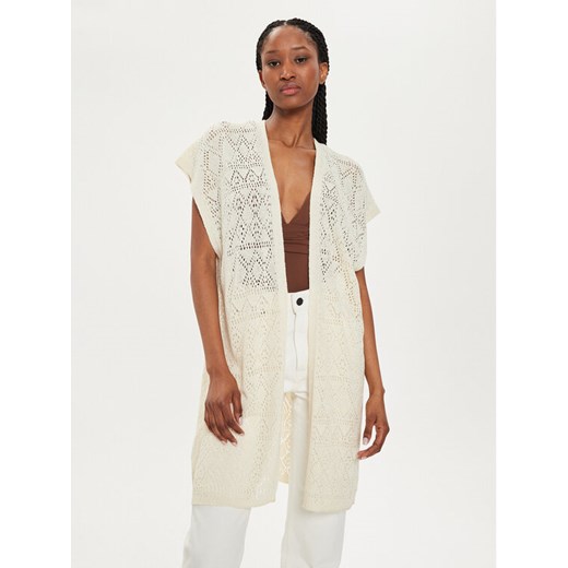 JDY Kardigan Desha 15320728 Beżowy Regular Fit ze sklepu MODIVO w kategorii Swetry damskie - zdjęcie 182748007