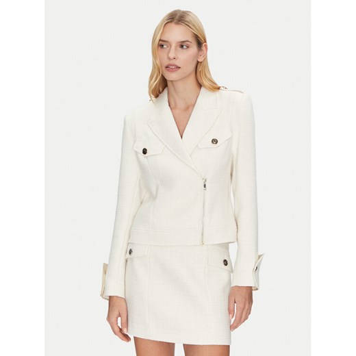 Bruuns Bazaar Kurtka przejściowa Platanus BBW4429 Biały Slim Fit ze sklepu MODIVO w kategorii Kurtki damskie - zdjęcie 182748036