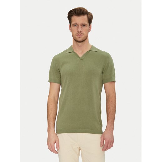 Blend Polo 20718362 Zielony Regular Fit ze sklepu MODIVO w kategorii T-shirty męskie - zdjęcie 182748068