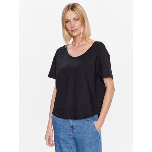 United Colors Of Benetton T-Shirt 3BVXD1033 Czarny Relaxed Fit ze sklepu MODIVO w kategorii Bluzki damskie - zdjęcie 182748177