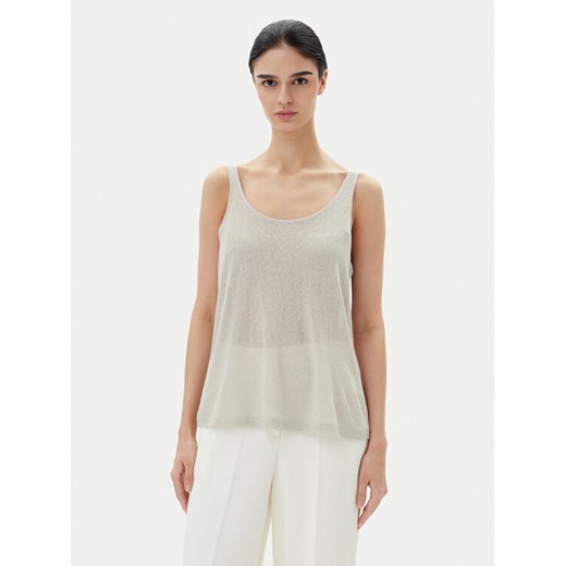 ONLY Top Frida 15194667 Beżowy Regular Fit ze sklepu MODIVO w kategorii Bluzki damskie - zdjęcie 182748249