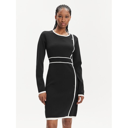 Silvian Heach Sukienka codzienna PGA22128VE Czarny Slim Fit ze sklepu MODIVO w kategorii Sukienki - zdjęcie 182748259