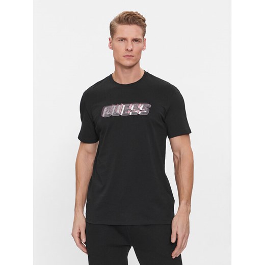 Guess T-Shirt Nikolas Z4RI10 I3Z14 Czarny Regular Fit ze sklepu MODIVO w kategorii T-shirty męskie - zdjęcie 182748289