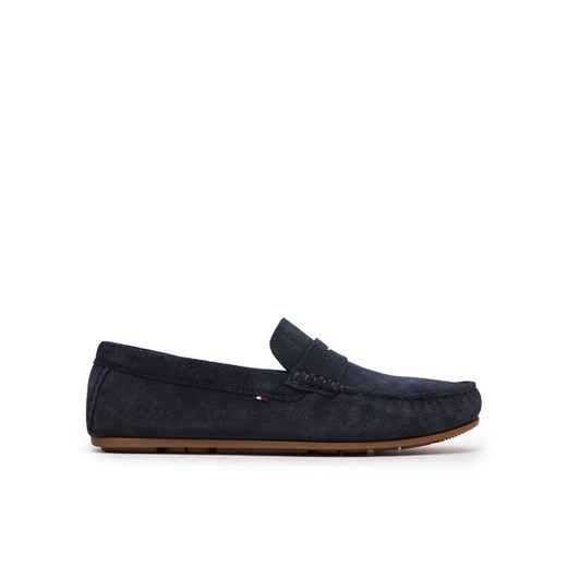 Tommy Hilfiger Mokasyny Casual Hilfiger Suede Driver FM0FM04998 Granatowy ze sklepu MODIVO w kategorii Mokasyny męskie - zdjęcie 182748309