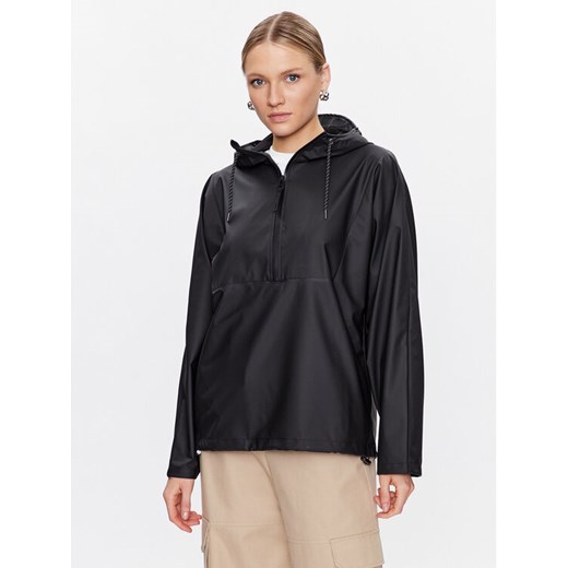 Rains Kurtka anorak 18030 Czarny Casual Fit ze sklepu MODIVO w kategorii Kurtki damskie - zdjęcie 182748316