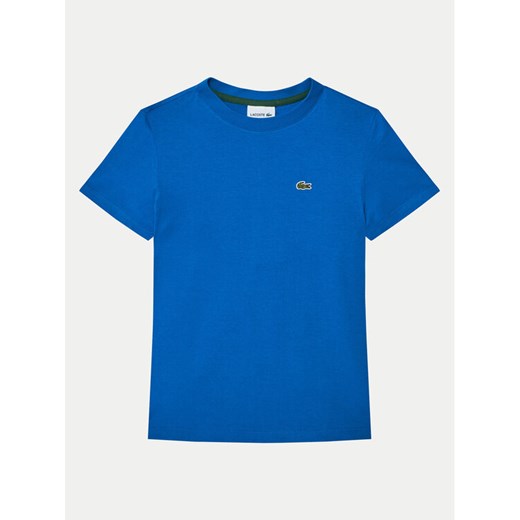 Lacoste T-Shirt TJ1122 Niebieski Regular Fit ze sklepu MODIVO w kategorii T-shirty chłopięce - zdjęcie 182748346
