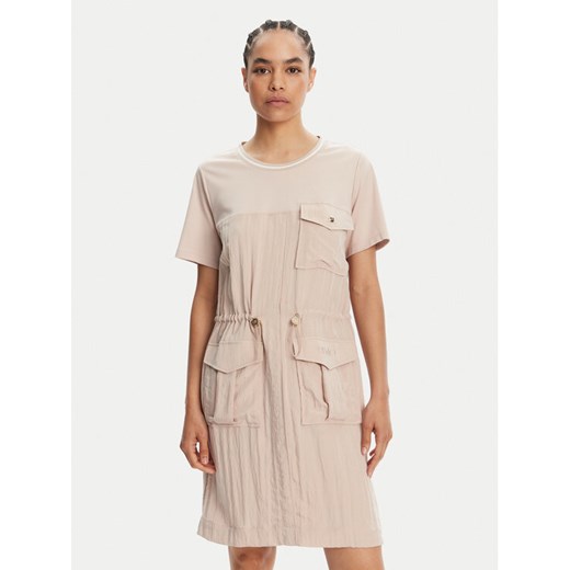 Liu Jo Sport Sukienka codzienna TA5128 T2921 Beżowy Regular Fit ze sklepu MODIVO w kategorii Sukienki - zdjęcie 182748385