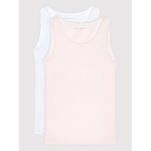 United Colors Of Benetton Komplet 2 topów 3MC10H480 Kolorowy Regular Fit ze sklepu MODIVO w kategorii Bluzki dziewczęce - zdjęcie 182748445