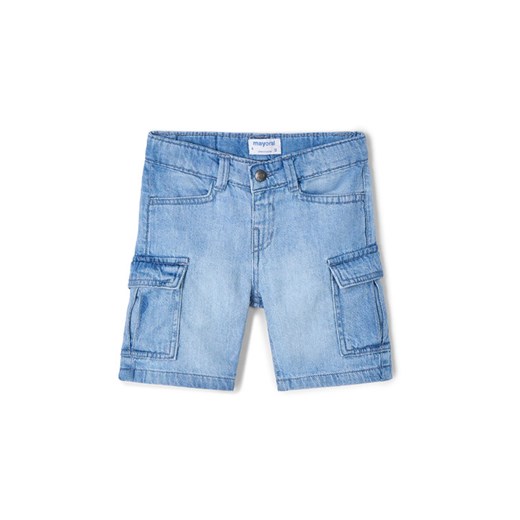 Mayoral Szorty jeansowe 3229 Niebieski Regular Fit ze sklepu MODIVO w kategorii Spodenki chłopięce - zdjęcie 182748469