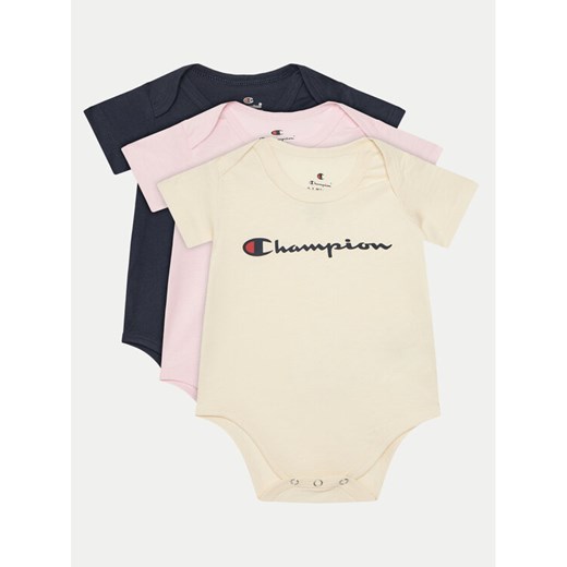 Champion Komplet 3 par body dziecięcych 307058 Kolorowy ze sklepu MODIVO w kategorii Odzież dla niemowląt - zdjęcie 182748488
