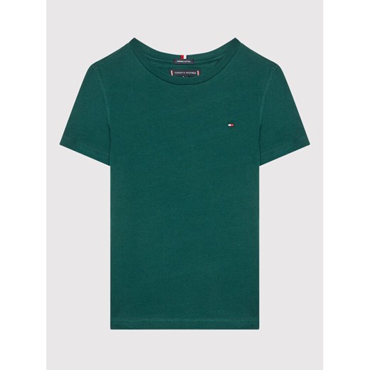 Tommy Hilfiger T-Shirt Essential KB0KB06879 D Zielony Regular Fit Tommy Hilfiger 10Y MODIVO