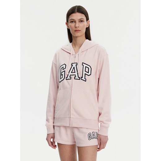 Gap Bluza 727433-05 Różowy Relaxed Fit ze sklepu MODIVO w kategorii Bluzy damskie - zdjęcie 182748546