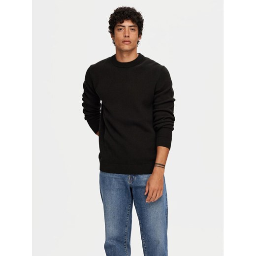 Selected Homme Sweter Dane 16092599 Czarny Regular Fit Selected Homme S MODIVO