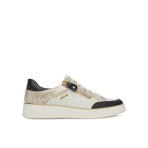 Remonte Sneakersy D2E04-80 Beżowy ze sklepu MODIVO w kategorii Buty sportowe damskie - zdjęcie 182748757
