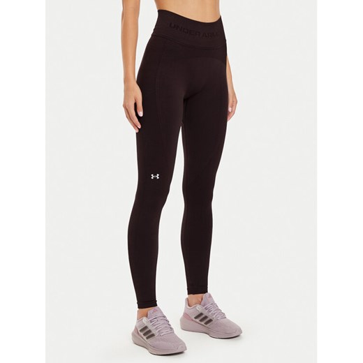 Under Armour Legginsy Ua Train Seamless Legging 1381662 Brązowy Compression Fit ze sklepu MODIVO w kategorii Spodnie damskie - zdjęcie 182748758