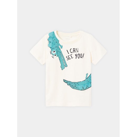 NAME IT T-Shirt Dante 13228559 Biały Regular Fit ze sklepu MODIVO w kategorii Koszulki niemowlęce - zdjęcie 182748769