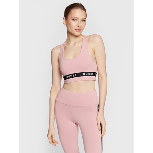 Guess Biustonosz top Aline V2YP12 KABR0 Różowy ze sklepu MODIVO w kategorii Biustonosze - zdjęcie 182748855