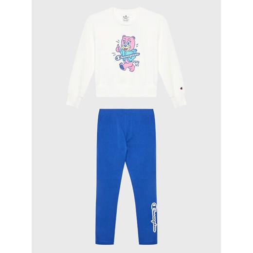 Champion Komplet dresowy 404674 Biały Regular Fit ze sklepu MODIVO w kategorii Dresy dziewczęce - zdjęcie 182748866