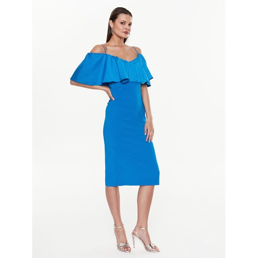 Pinko Sukienka koktajlowa La Carlota 100034 A0GI Niebieski Regular Fit Pinko 40 MODIVO