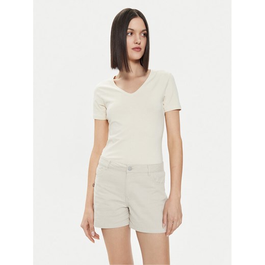 4F T-Shirt 4FWSS24TTSHF1359 Écru Slim Fit XL MODIVO