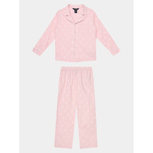 Polo Ralph Lauren Piżama 4P0150 Różowy Regular Fit ze sklepu MODIVO w kategorii Piżamy dziecięce - zdjęcie 182749107