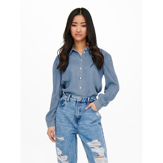 ONLY Koszula 15218685 Niebieski Regular Fit ze sklepu MODIVO w kategorii Koszule damskie - zdjęcie 182749126