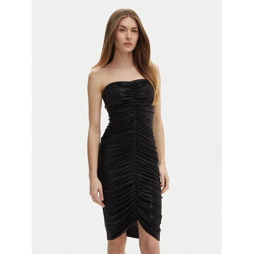 NORMA KAMALI Sukienka koktajlowa ST3243LMD89001 Czarny Slim Fit ze sklepu MODIVO w kategorii Sukienki - zdjęcie 182749149
