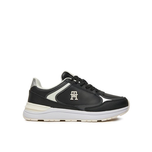 Tommy Hilfiger Sneakersy Casual Fashion Runner FW0FW08325 Czarny ze sklepu MODIVO w kategorii Buty sportowe damskie - zdjęcie 182749168