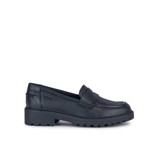 Geox Półbuty J Casey Girl J3620C 00043 C9999 M Czarny ze sklepu MODIVO w kategorii Mokasyny dziecięce - zdjęcie 182749176