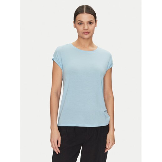 Vero Moda T-Shirt Ava 10284468 Niebieski Regular Fit ze sklepu MODIVO w kategorii Bluzki damskie - zdjęcie 182749185
