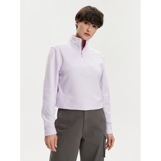 The North Face Polar Glacier NF0A855P Fioletowy Regular Fit ze sklepu MODIVO w kategorii Bluzy damskie - zdjęcie 182749195