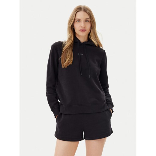 Calvin Klein Jeans Bluza Placed Institutional J20J225364 Czarny Regular Fit ze sklepu MODIVO w kategorii Bluzy damskie - zdjęcie 182749217