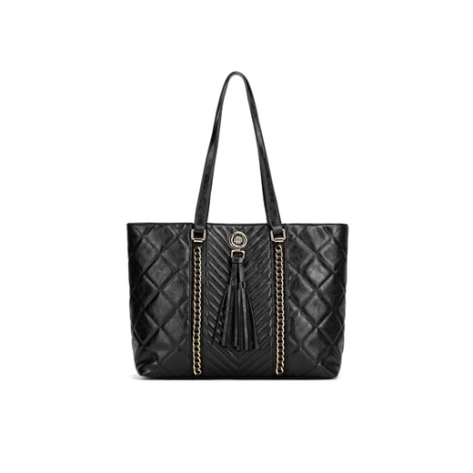 Monnari Torebka TORIMP0-24Z-BAG5290-K020D000 Czarny ze sklepu MODIVO w kategorii Torby Shopper bag - zdjęcie 182749226