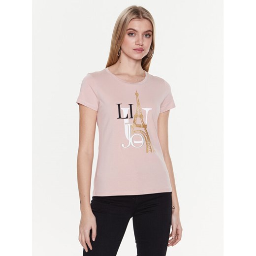 Liu Jo Sport T-Shirt TA3088 JS003 Różowy Regular Fit ze sklepu MODIVO w kategorii Bluzki damskie - zdjęcie 182749227