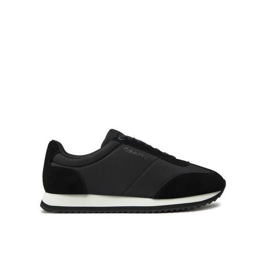 Calvin Klein Sneakersy Low Top Lace Up Mix HM0HM01667 Czarny ze sklepu MODIVO w kategorii Buty sportowe męskie - zdjęcie 182749245